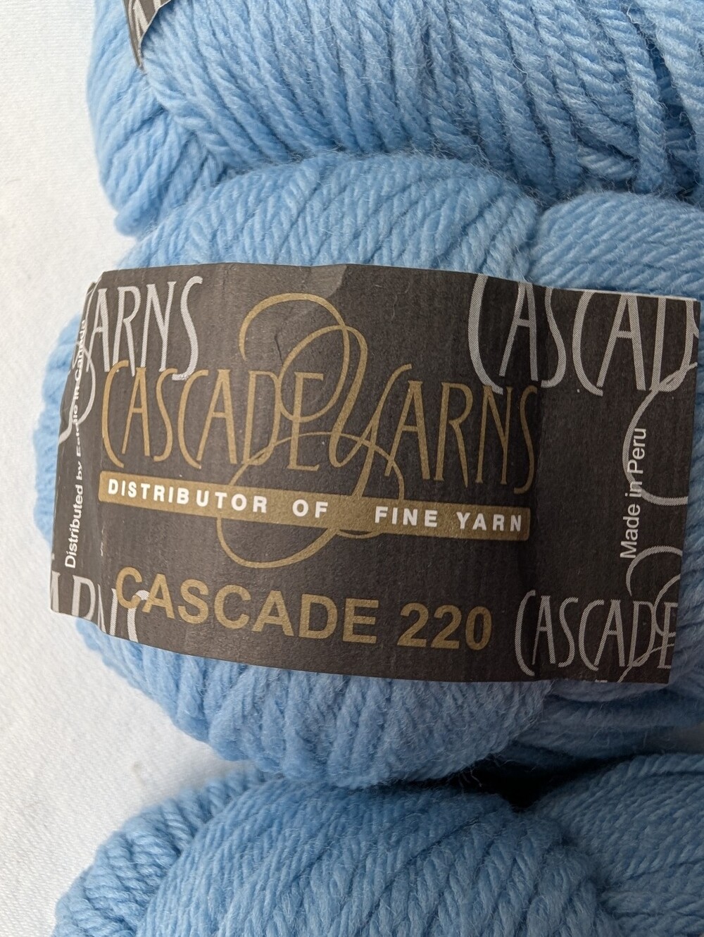 Cascade Yarns Cascade 220 Wool Yarn Light Blue - 6 Skeins - Picture 2 of 8